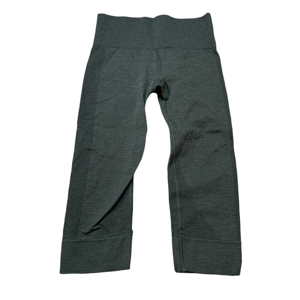 Lululemon Athletica Workout Athletic Cropped Green Leggings Size 4